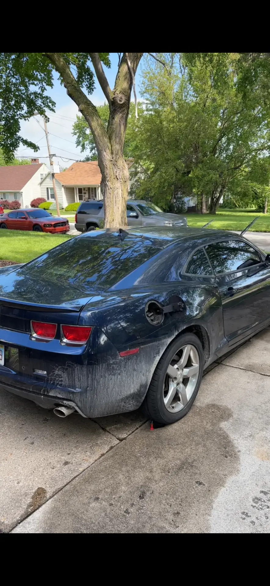 Chevy Camaro exterior — before detailing